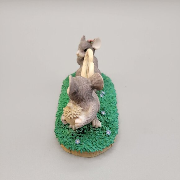 Charming Tails Love Mice Figurine Early Issue Retired 89/314 HTF RARE - Picture 3 of 6